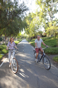 Couple Riding Bike