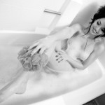 Black And White Bathing