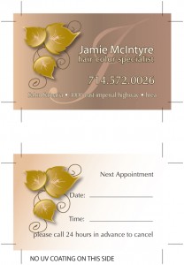 Salon Card