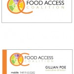 OC Food Access Logo and Card