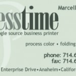 Printer Business Card