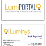 Luminys Business Cards