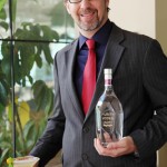 bartender with vodka