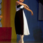 Ballerina performing