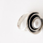 Silver and Pearl Ring