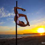 Pole Fitness at Sunset