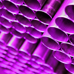 Magenta Tube Industrial Art