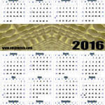 2016 Calendar