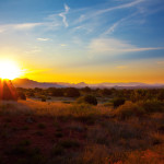 Desert At Sunrise