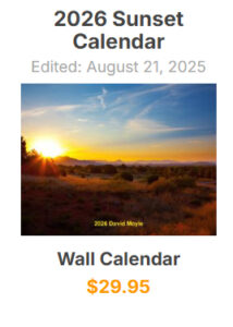 sunset calendars