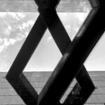 black and white architecture photography