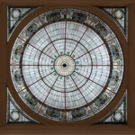 stained glass poster calendar