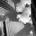 black and white architecture photography