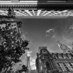 black and white architecture photography