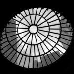 black and white architecture photography