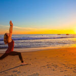 yoga on the beach