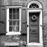 black and white architecture 
