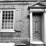 black and white architecture 