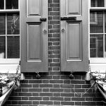 black and white architecture 
