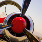 red propeller spinner
