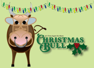 christmas bull