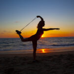 yoga on the beach