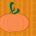 Pumpkin on Plaid