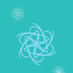 Drawing of Three Snowflakes