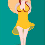 girl in yellow dress