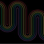 retro neon fiber optics