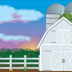 Illustration of an Amish Farm